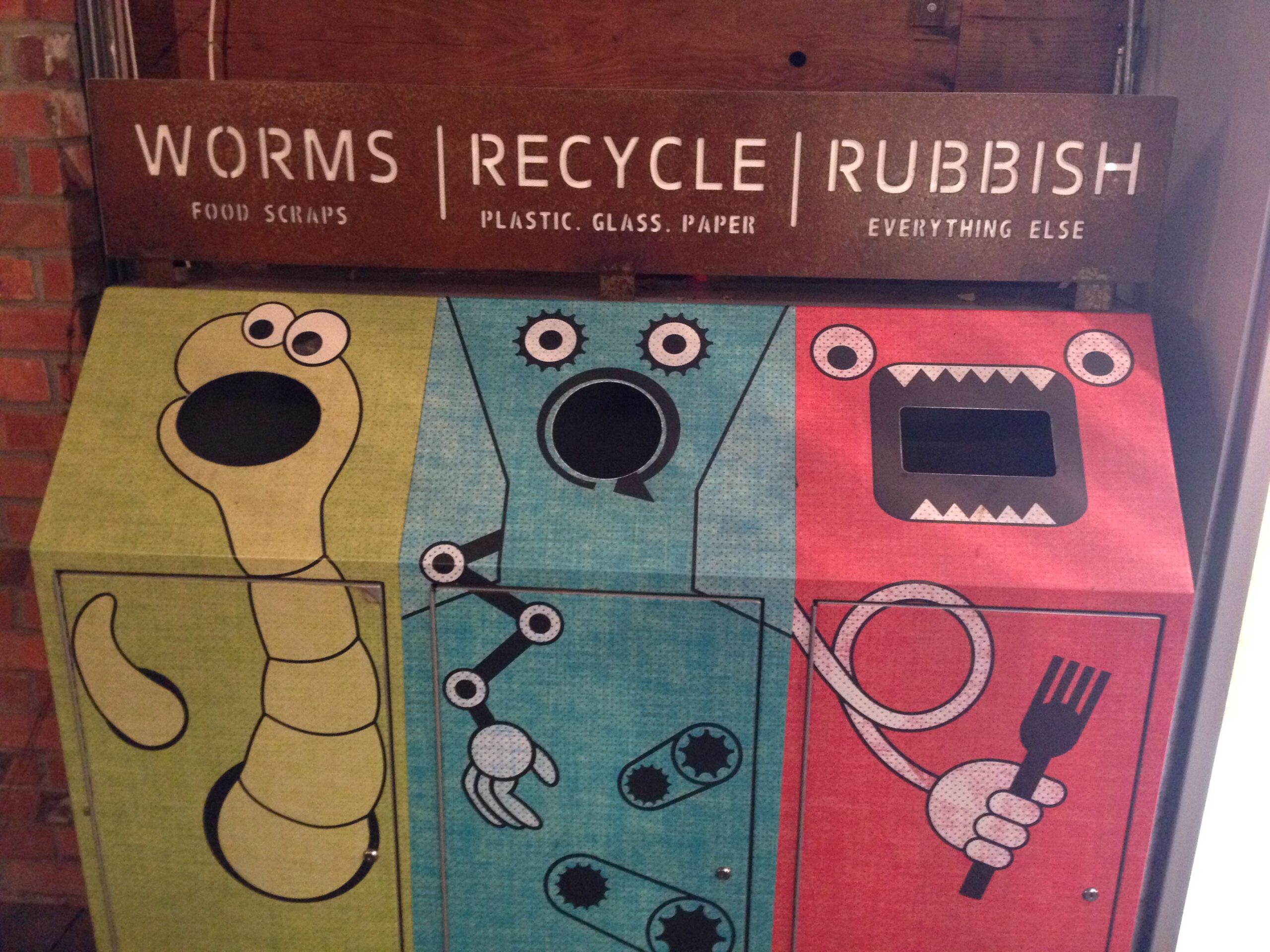 Innovative waste bins