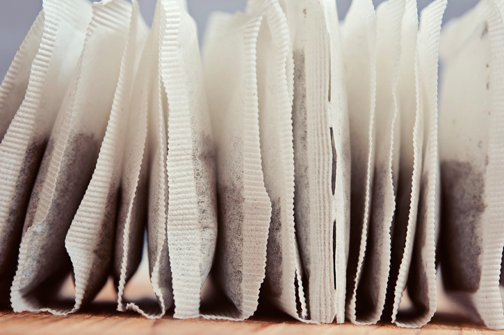 hidden plastic tea bags