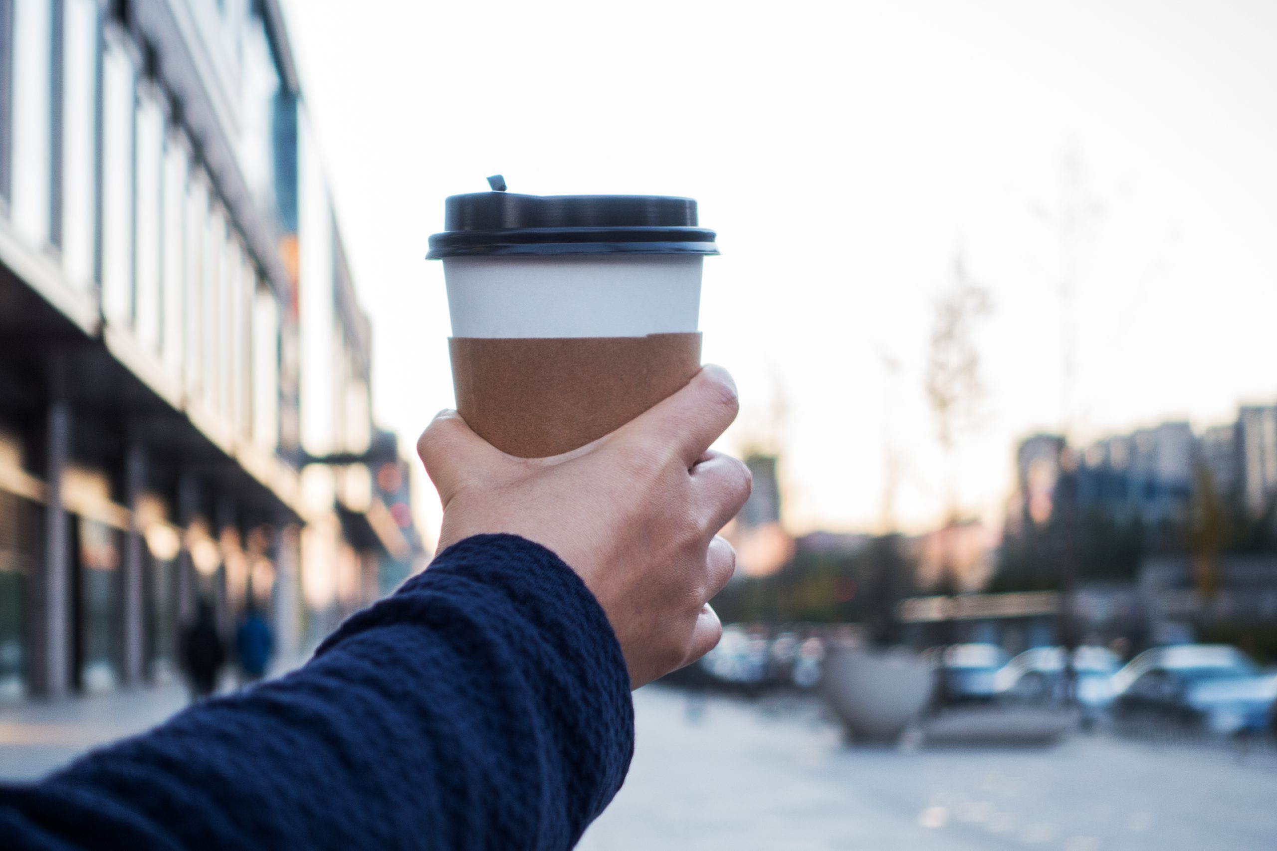 hidden plastic coffee cups
