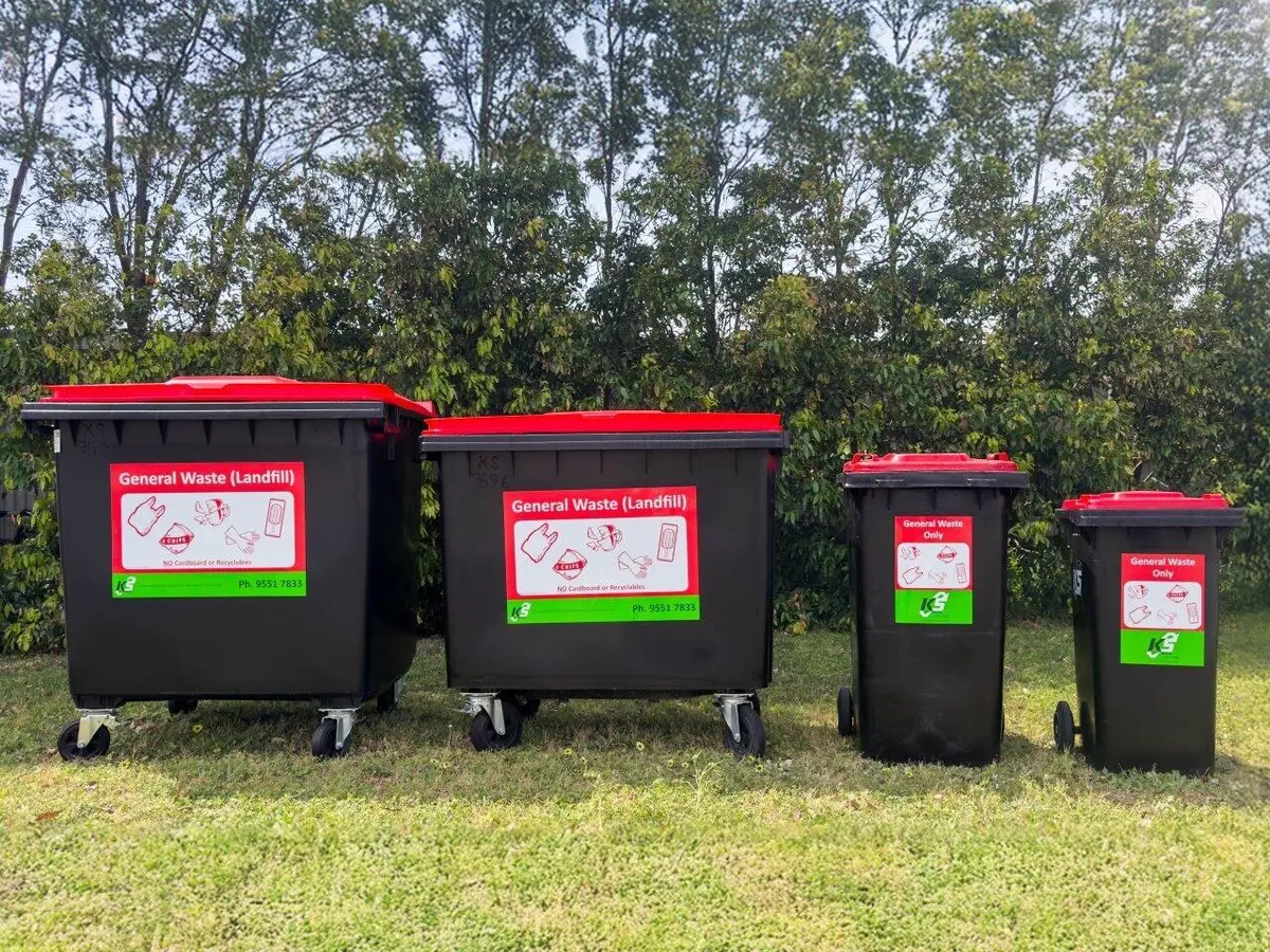 General waste bins and collection Melbourne